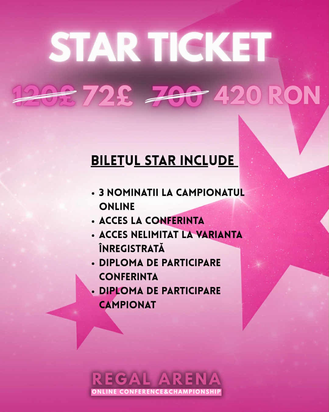 Regal Arena Star Ticket Imagine principală a produsului